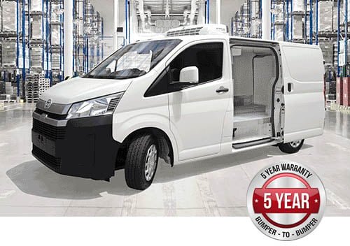 Toyota HiAce Refrigerated Van. Built by TRS Service